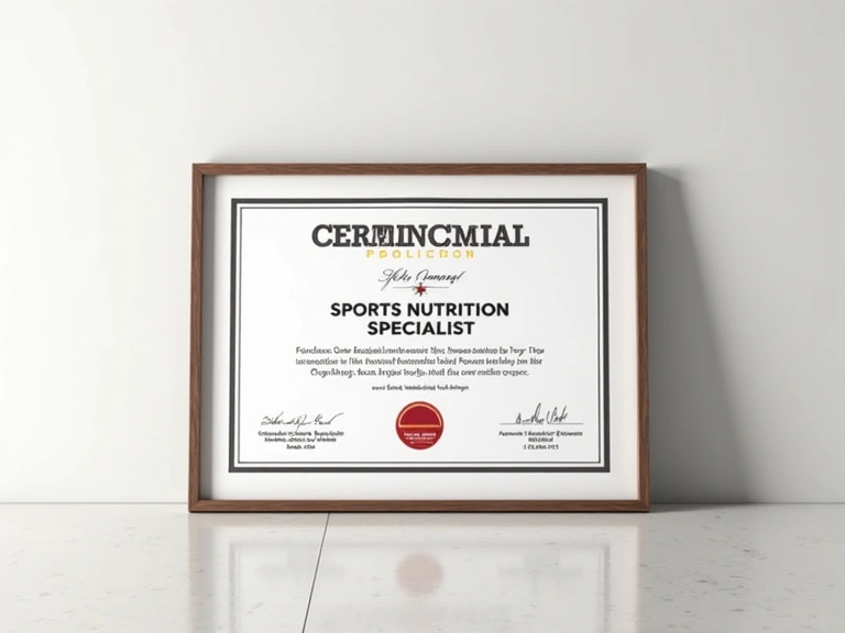 Sporttáplálkozási Tanúsítvány